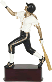 Softball Player at Bat 8" Resin Trophy - view 6