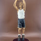 Male Basketball Resin Trophy 11"