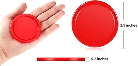 Replacement Air Hockey Pucks - 2 Pack