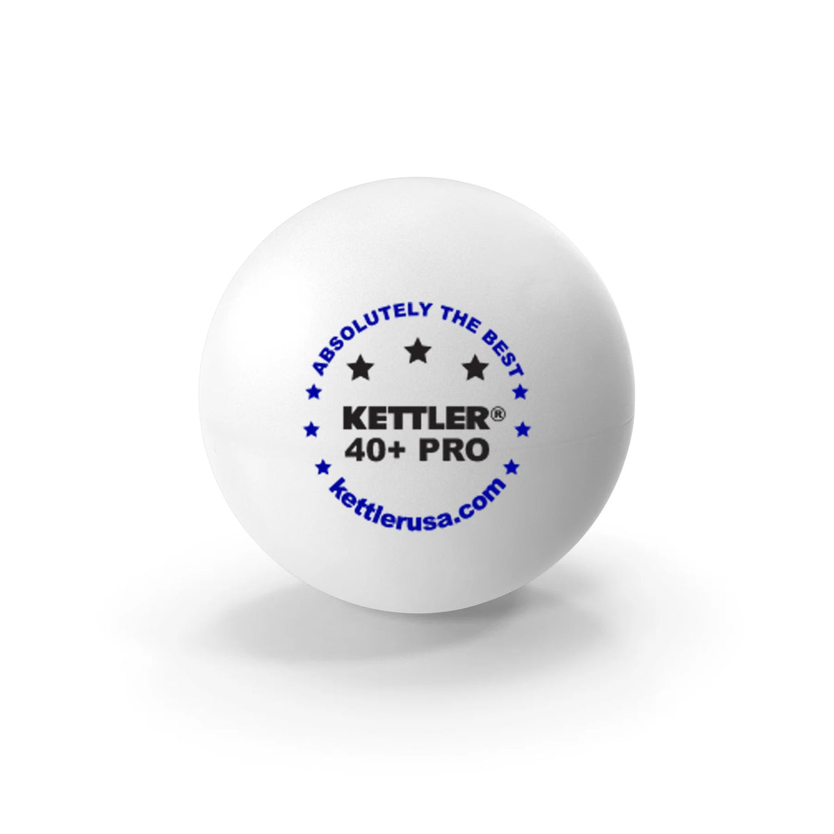 Kettler 3-Star Table Tennis Balls, 6-Pack