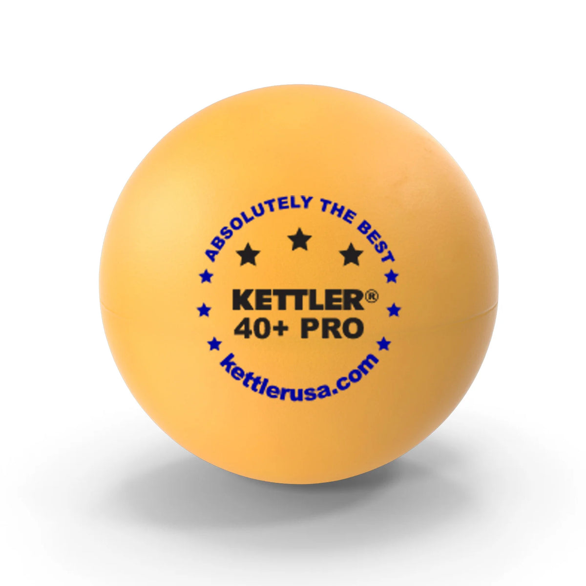 Kettler 3-Star Table Tennis Balls, 6-Pack