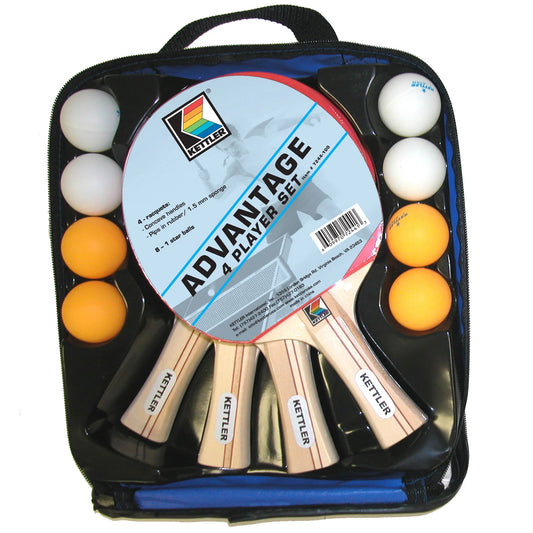 Kettler 4-Player Advantage Table Tennis Accessory Set