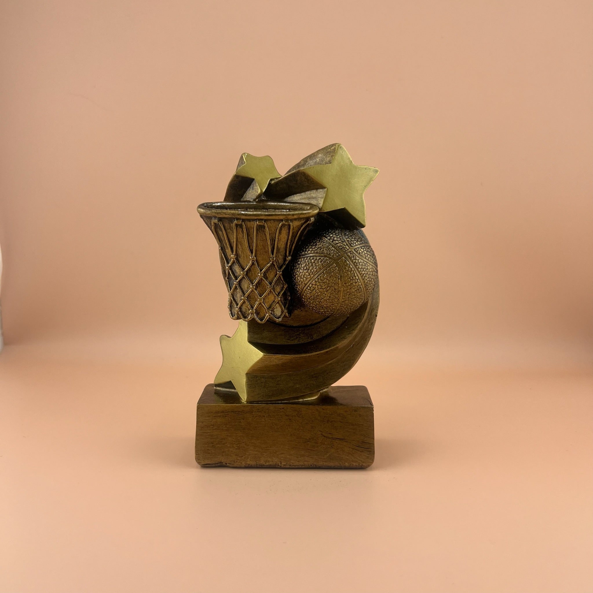 Basketball Star Swirl Resin Trophy - view 4