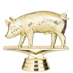 Gold Pig Trophy Figure