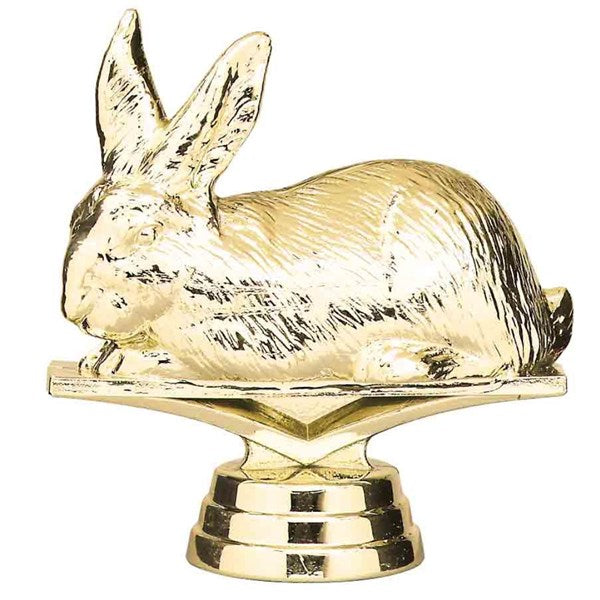 Gold Rabbit Trophy Figure