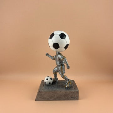 Soccer Resin Bobblehead - view 2