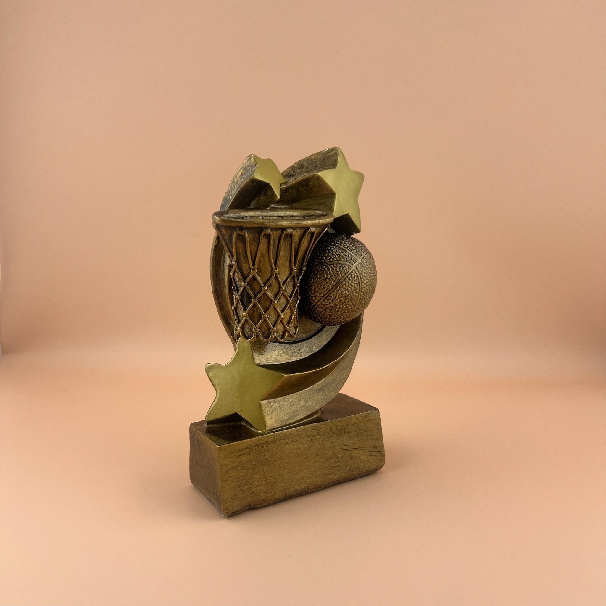 Basketball Star Swirl Resin Trophy - view 3