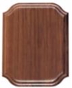 Genuine Walnut Heritage Presidential Plaque Board - Walnut Scallop - view 2