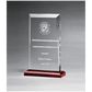 Apex Series Acrylic Award with Green Highlights and Base
