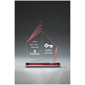 Double Zenith Acrylic with Red Mirror Base