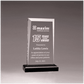 Apex Series Acrylic Award with Green Highlights and Base