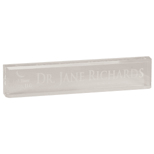 Black Acrylic Desk Wedge
