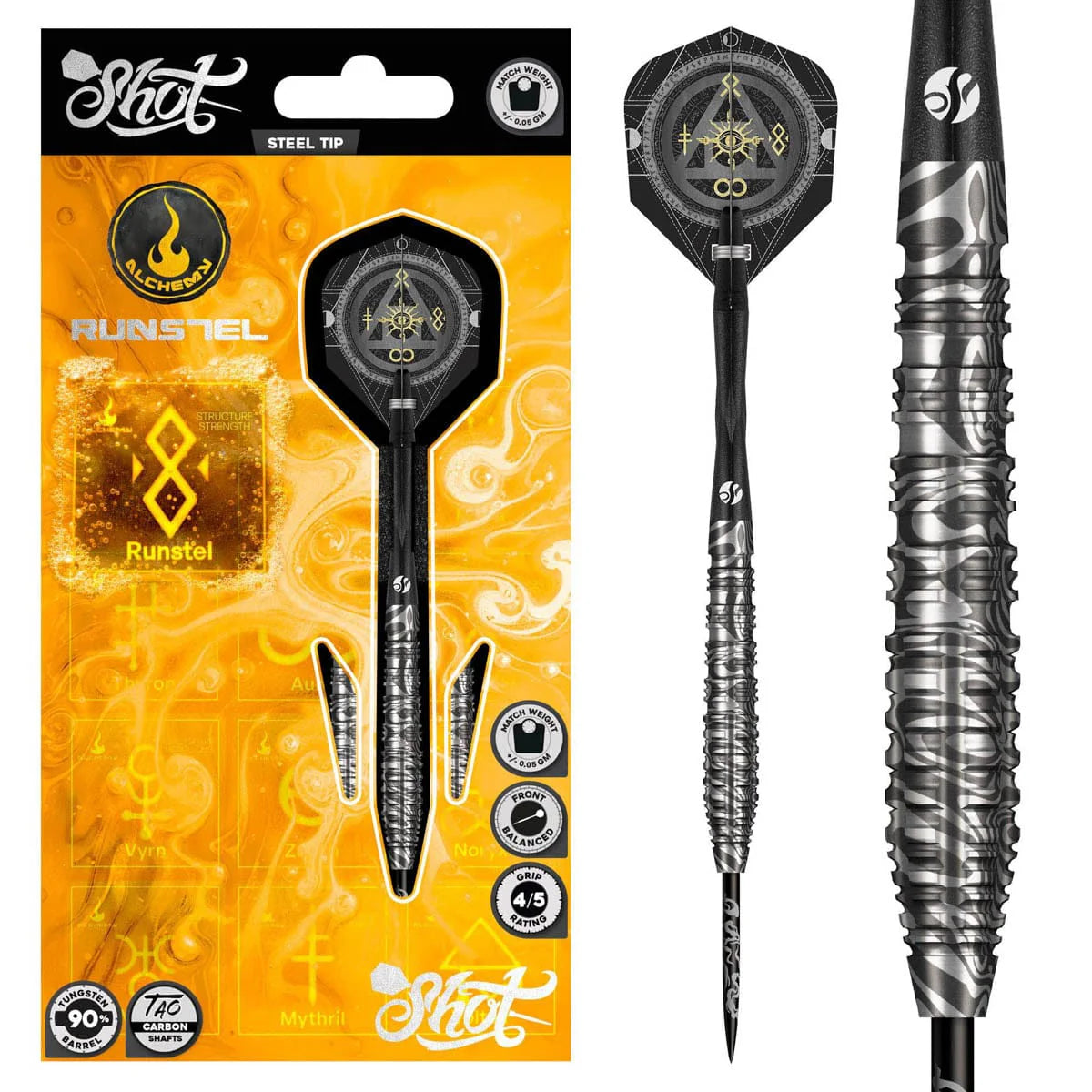 Alchemy Runstel Steel Tip Shot Darts
