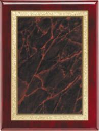 Rosewood Plaque with Solid Brass Engraving Plate 8x10"