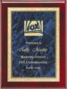 Rosewood Plaque with Solid Brass Engraving Plate