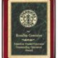 Rosewood Plaque with Solid Brass Engraving Plate