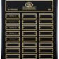 Ebony Piano Finish Perpetual Plaque