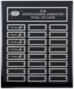 Ebony Piano Finish Perpetual Plaque