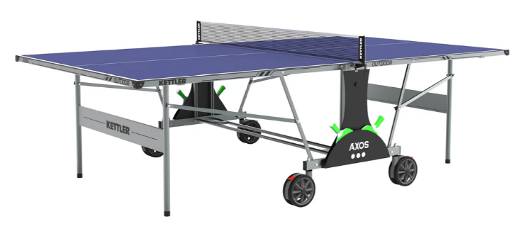 Axos Outdoor Table Tennis Table 2-Player Bundle