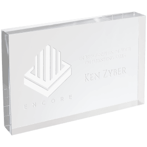 Clear Rectangle Square Cut Acrylic