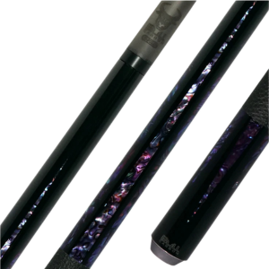 Genuine Abalone 6 Pt Leather Lore Wrap Bull Carbon Butt Only - view 3