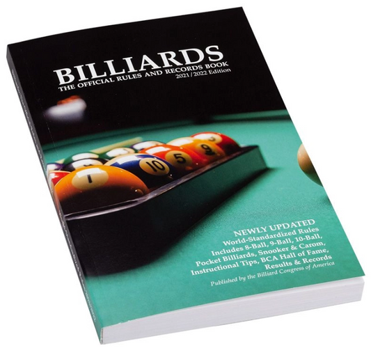Billiards Official Rules and Records Book - Pre Owned