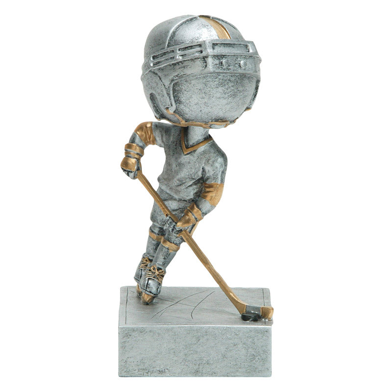 Hockey Bobblehead Resin Trophy 5.5"