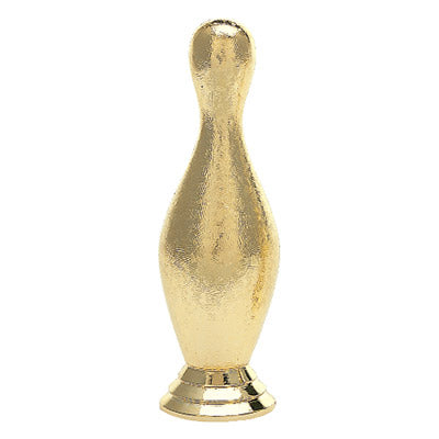 Bowling Pin Figure, Gold - 5"