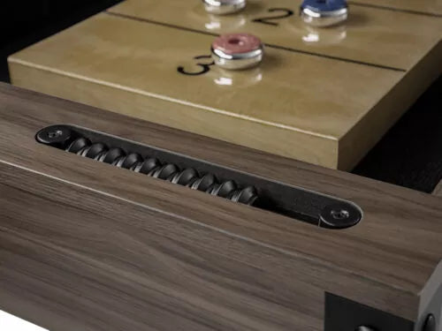 Presidential 9' Breckenridge Shuffleboard - Walnut Finish - view 2