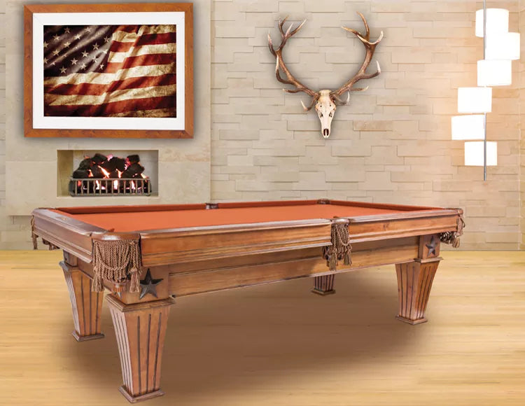 Presidential Brittany Billiard Table - Cinnamon Finish - view 2