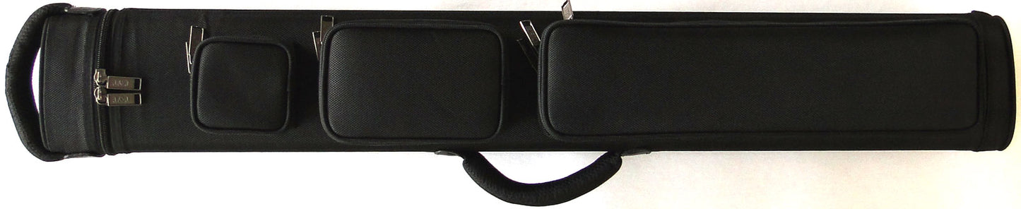 J&J Cue Case with 3 Outside Pouches, Backpack Straps, and Two Handles