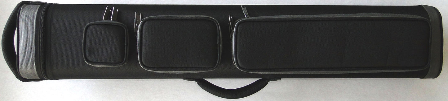 J&J Cue Case with 3 Outside Pouches, Backpack Straps, and Two Handles