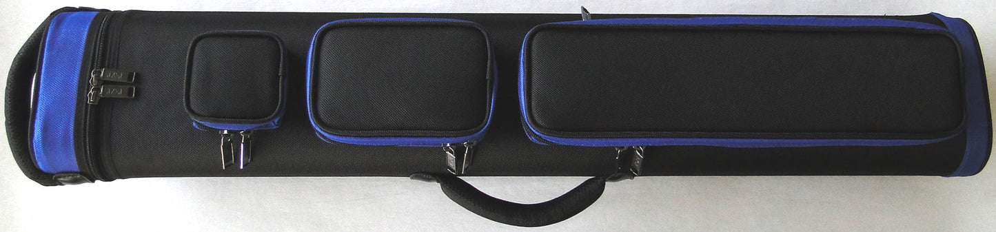 J&J Cue Case with 3 Outside Pouches, Backpack Straps, and Two Handles
