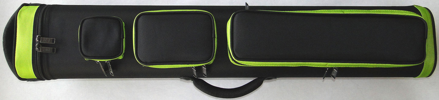 J&J Cue Case with 3 Outside Pouches, Backpack Straps, and Two Handles