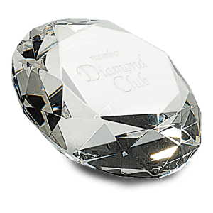 Clear Crystal Diamond (4" Diameter)