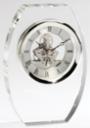 Elegant Oval Crystal Clock