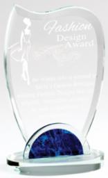 Crystal Wave with Blue Detail