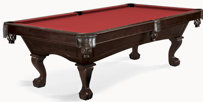 Brunswick 8' Allenton Pool Table with Ball and Claw Leg - view 3