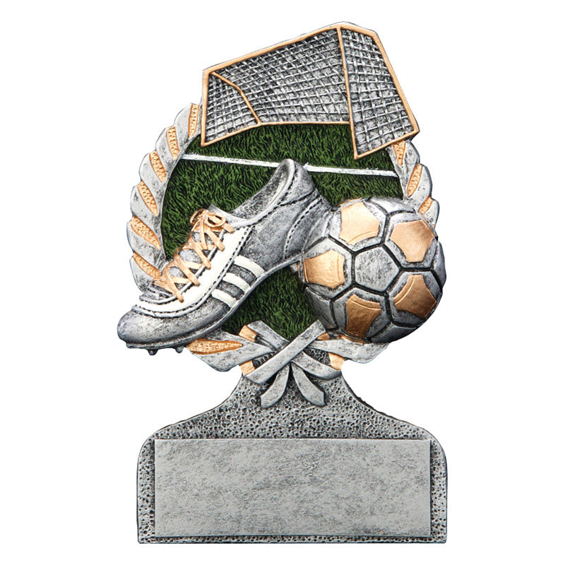 Soccer Silver and Gold 5" Resin Trophy - view 7