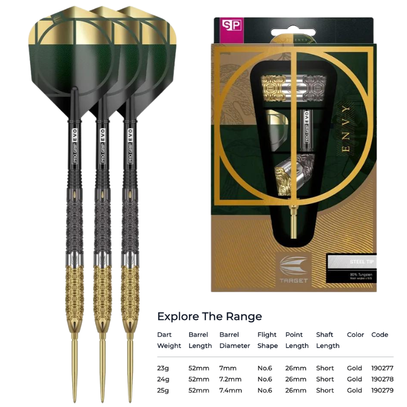 Cult Envy Swiss Point Steel Tip Darts - view 3