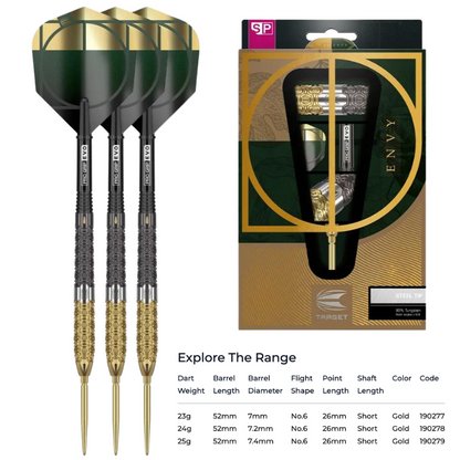 Cult Envy SP Steel Tip Darts