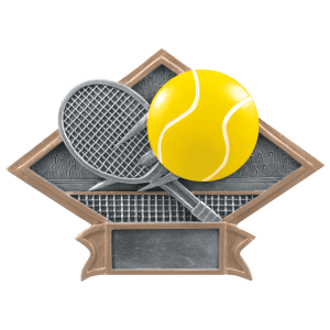 Tennis Diamond Plate Resin 8 1/2" x 6" - view 4