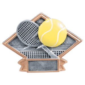 Tennis Diamond Plate Resin 6" x 4 1/2" - view 4