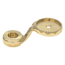 Diamond Column Pedestal, Gold - 4 1/4" x 1 3/4"