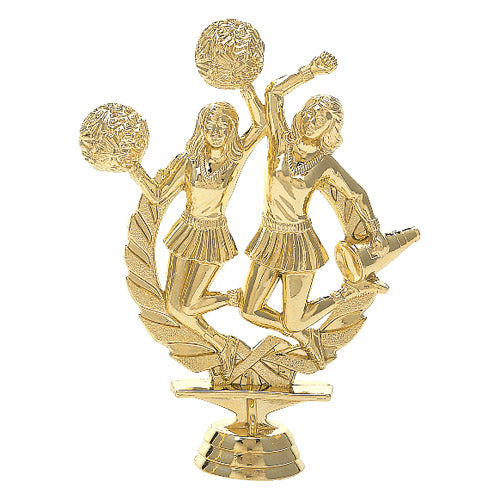Double Action Figure, Cheer, Gold - 3 ⅞”
