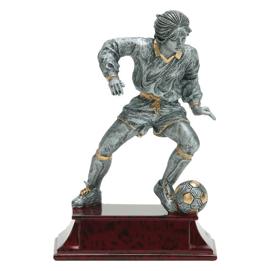 Female Soccer Player 8" Resin Trophy