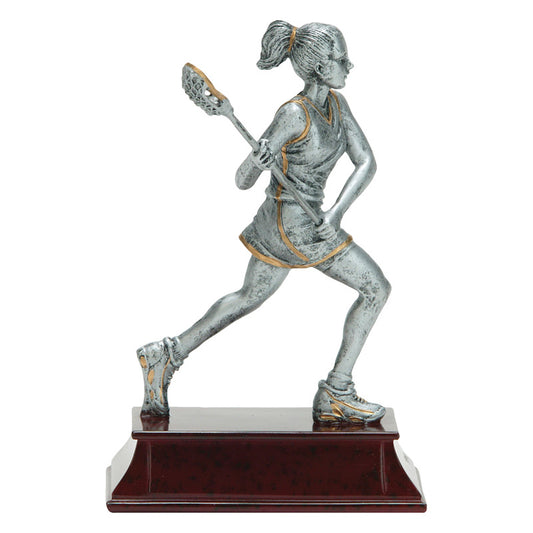 Female Lacrosse 6" Resin Trophy