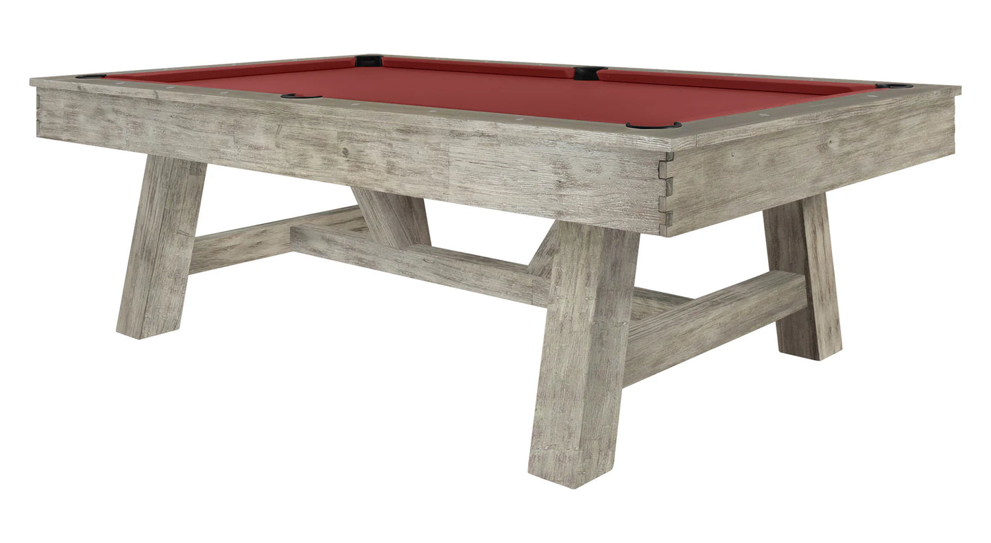 Legacy Emory 8' Outdoor Pool Table - Rustic Series