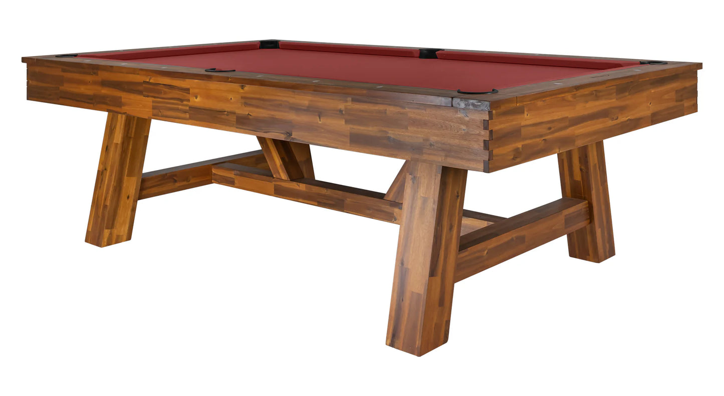 Legacy Emory 8' Outdoor Pool Table - Rustic Series