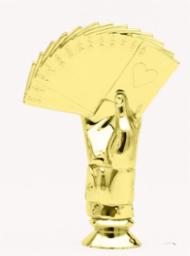 BRIDGE HAND 4-1/2" Trophy Figure